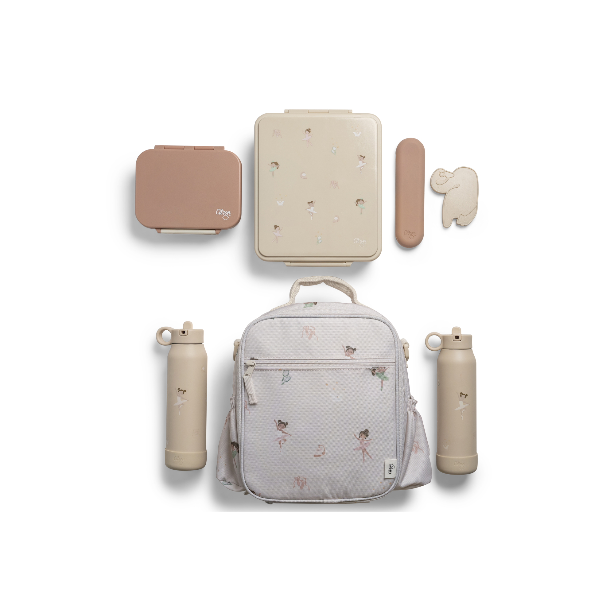 Citron Ballerina Thermal Lunch Bag Backpack