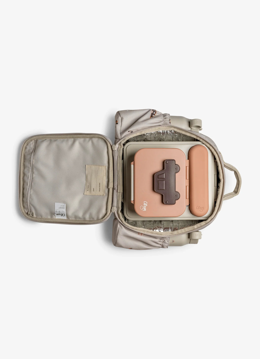 Citron Vehicles Thermal Lunch Bag Backpack
