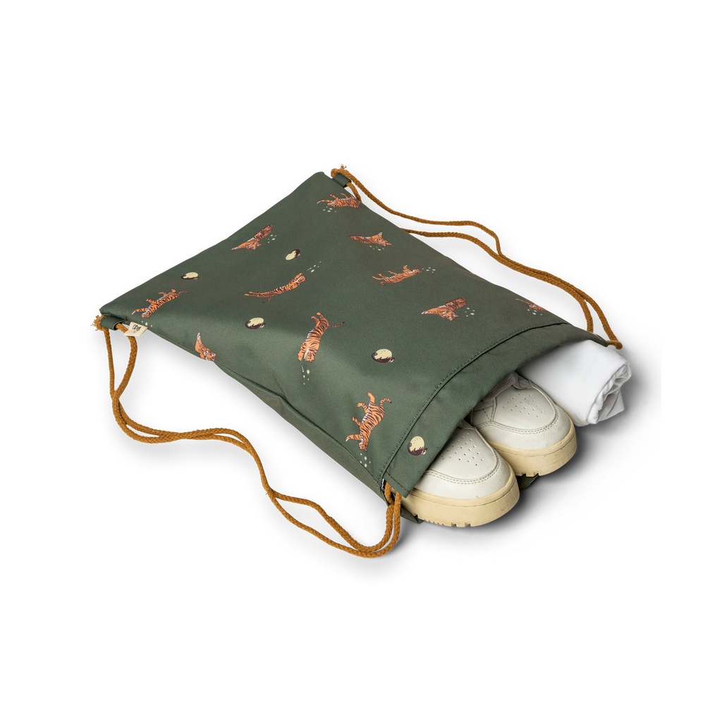 Citron Drawstring Wet Bag Tiger