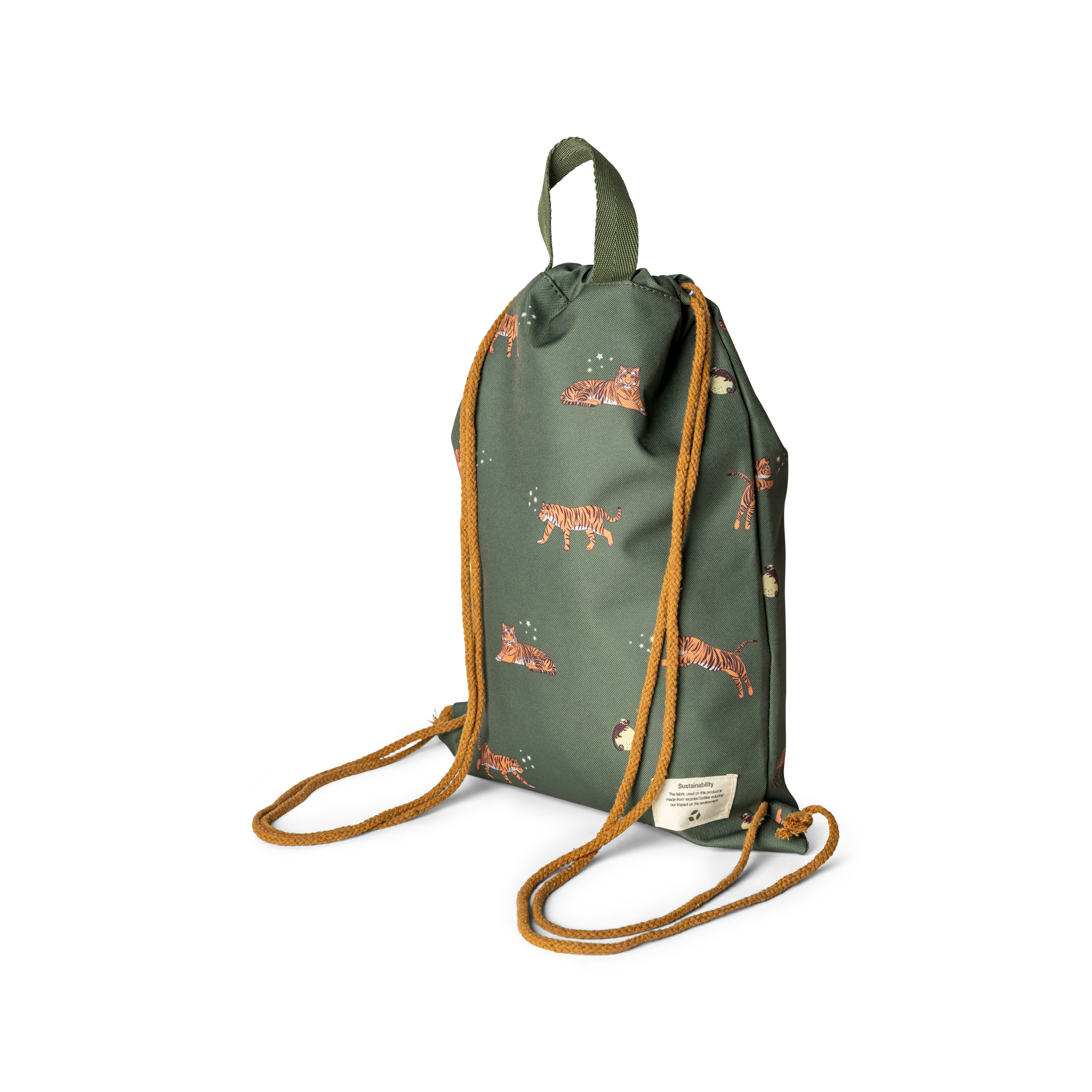 Citron Drawstring Wet Bag Tiger