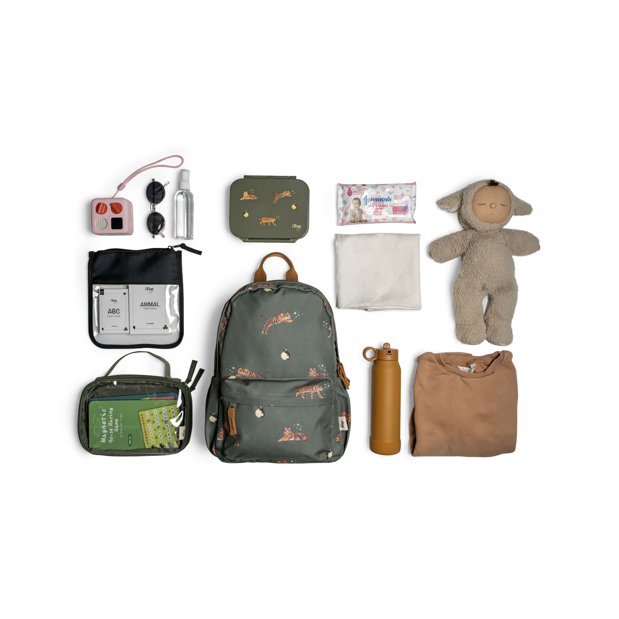 Citron Tiger Medium Backpack