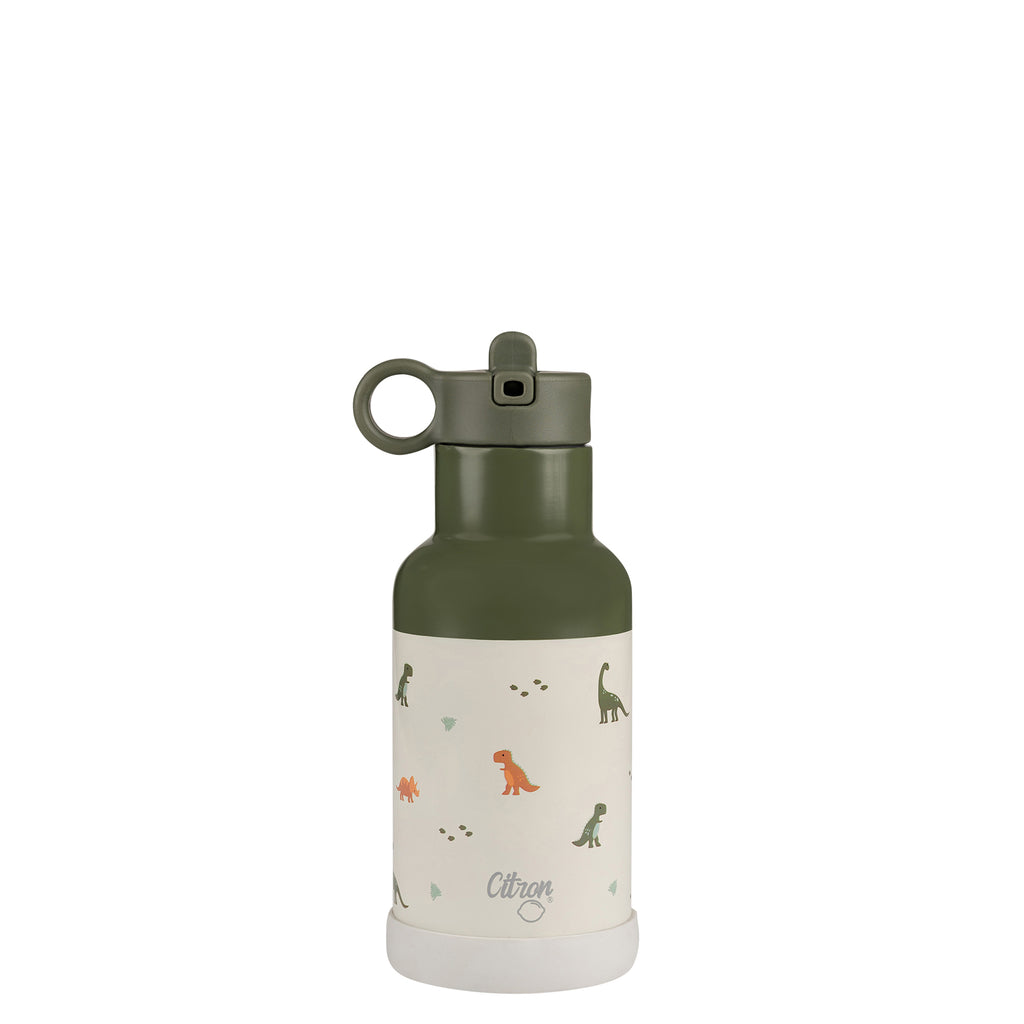 Citron Dino Kids Water Bottle 350ml