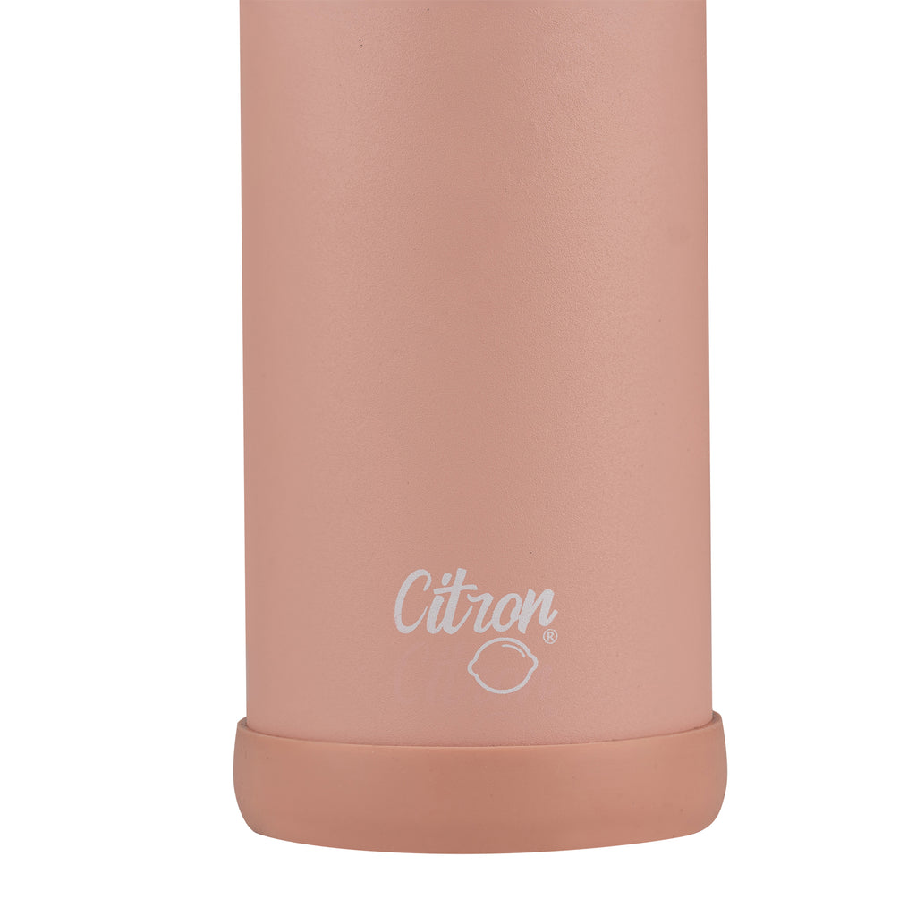 Citron Blush Pink Insulated Water Bottle 500ml