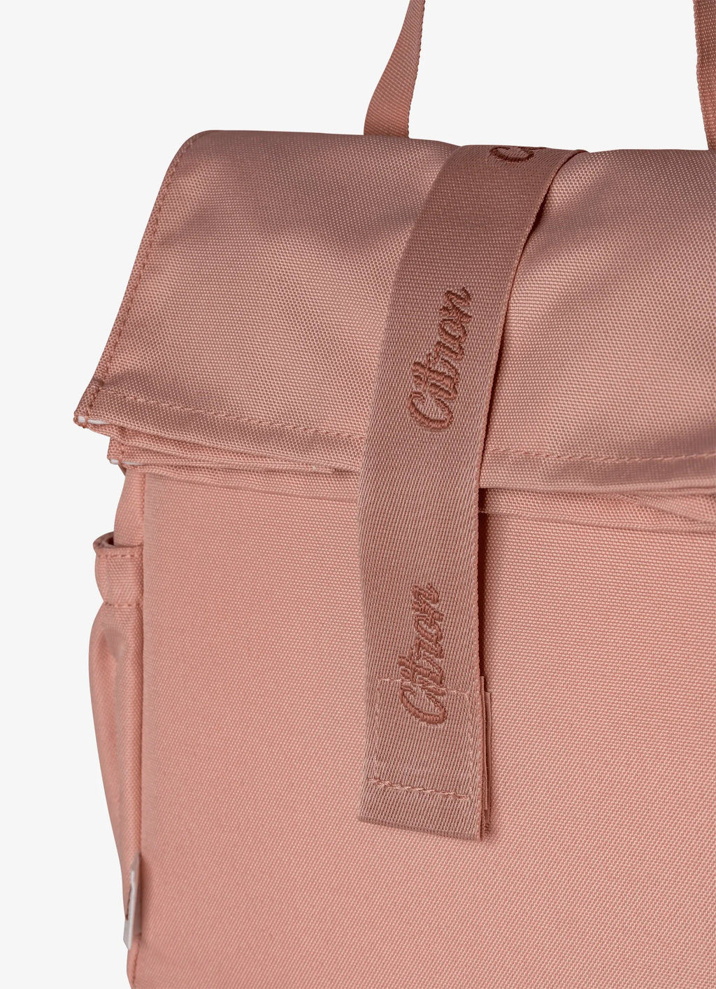 Citron Blush Pink Insulated Rollup Lunch Bag