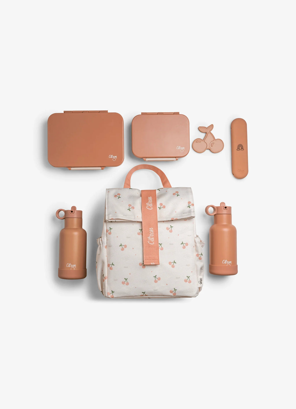 Citron Cherry Insulated Rollup Lunch Bag