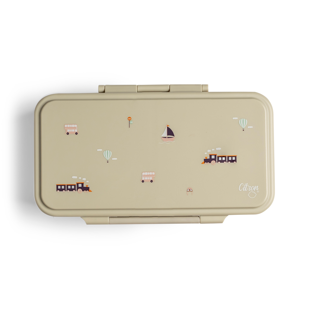 Citron Vehicles Rectangle Lunchbox