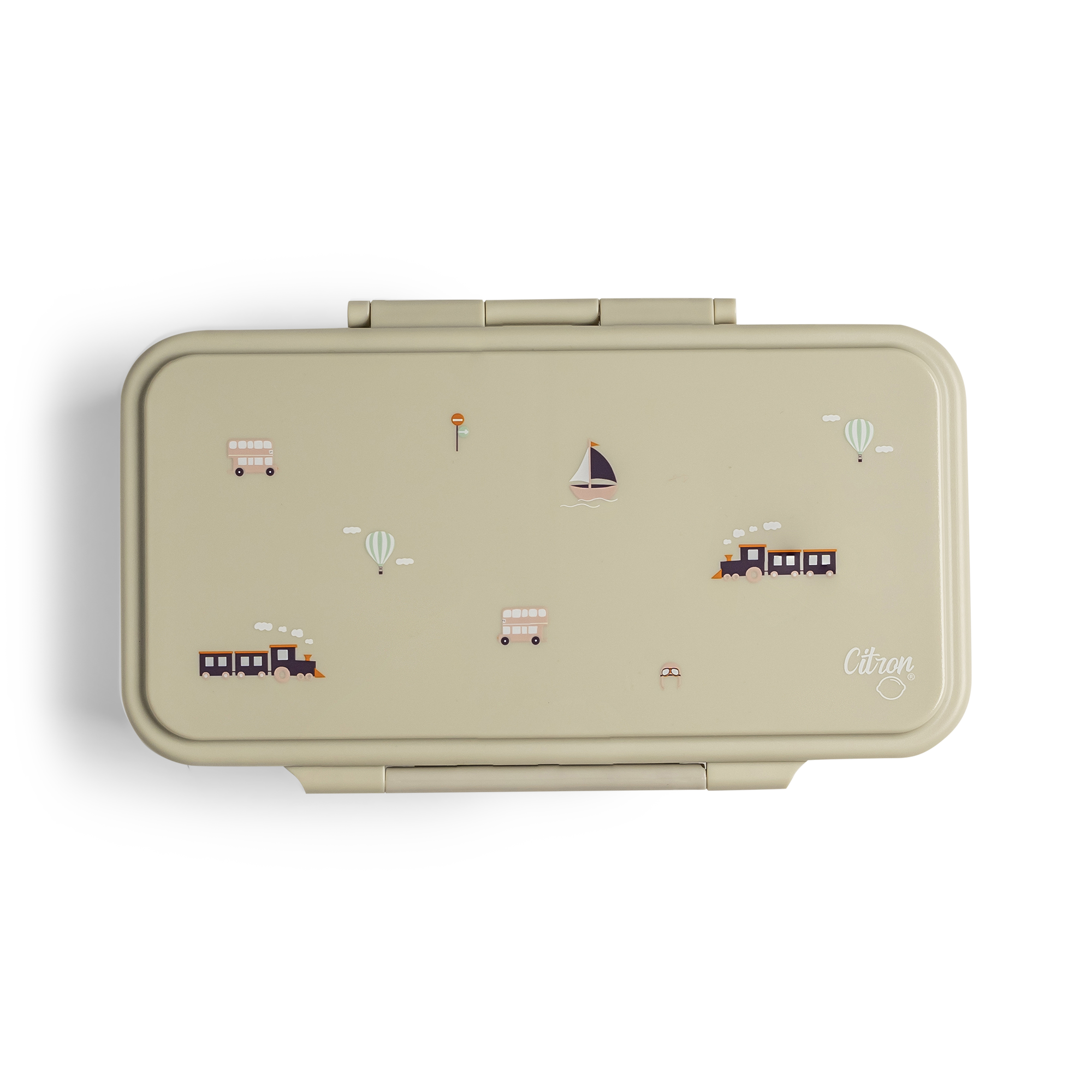 Citron Vehicles Rectangle Lunchbox