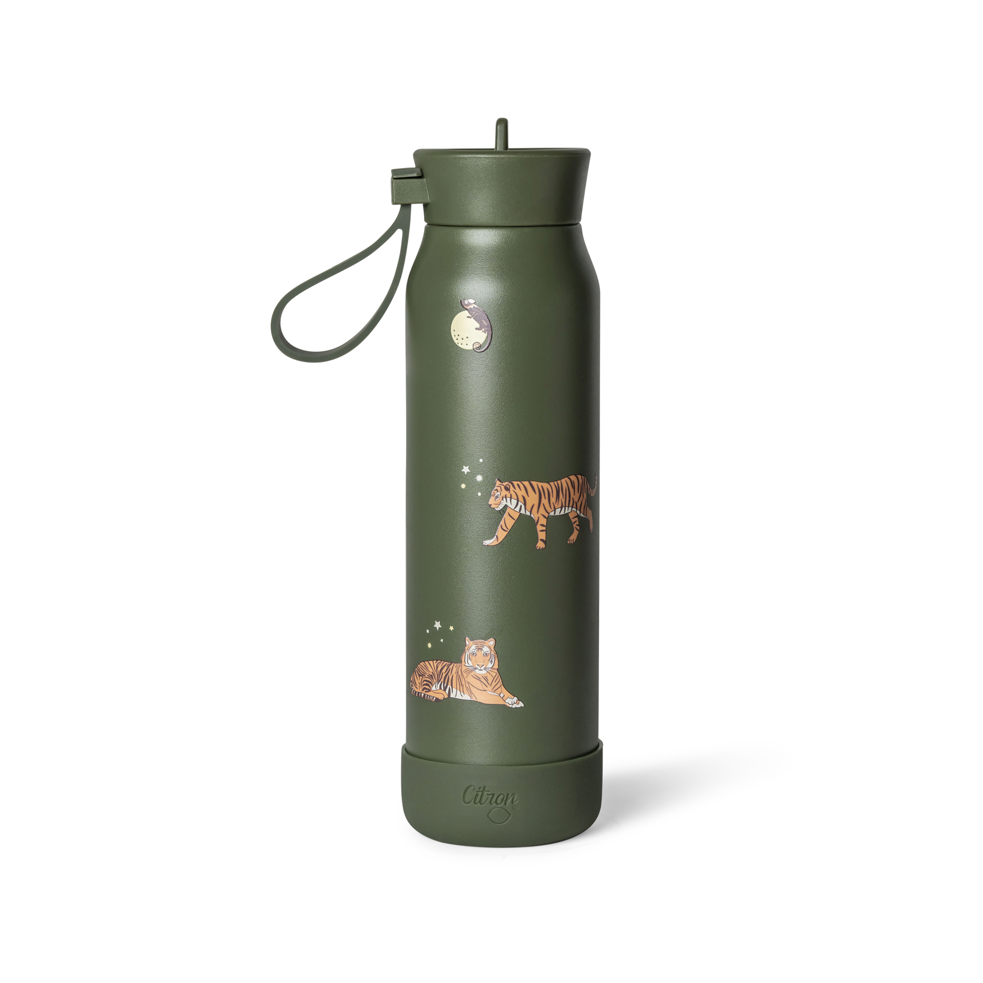 Citron Tiger Kids Water Bottle 350ml
