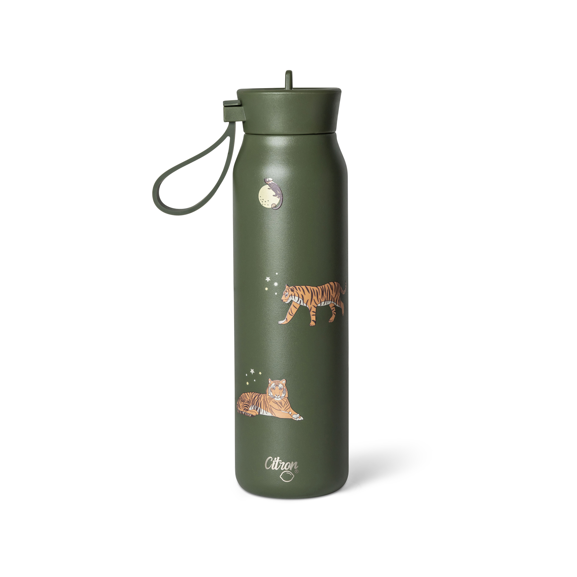 Citron Tiger Kids Water Bottle 350ml