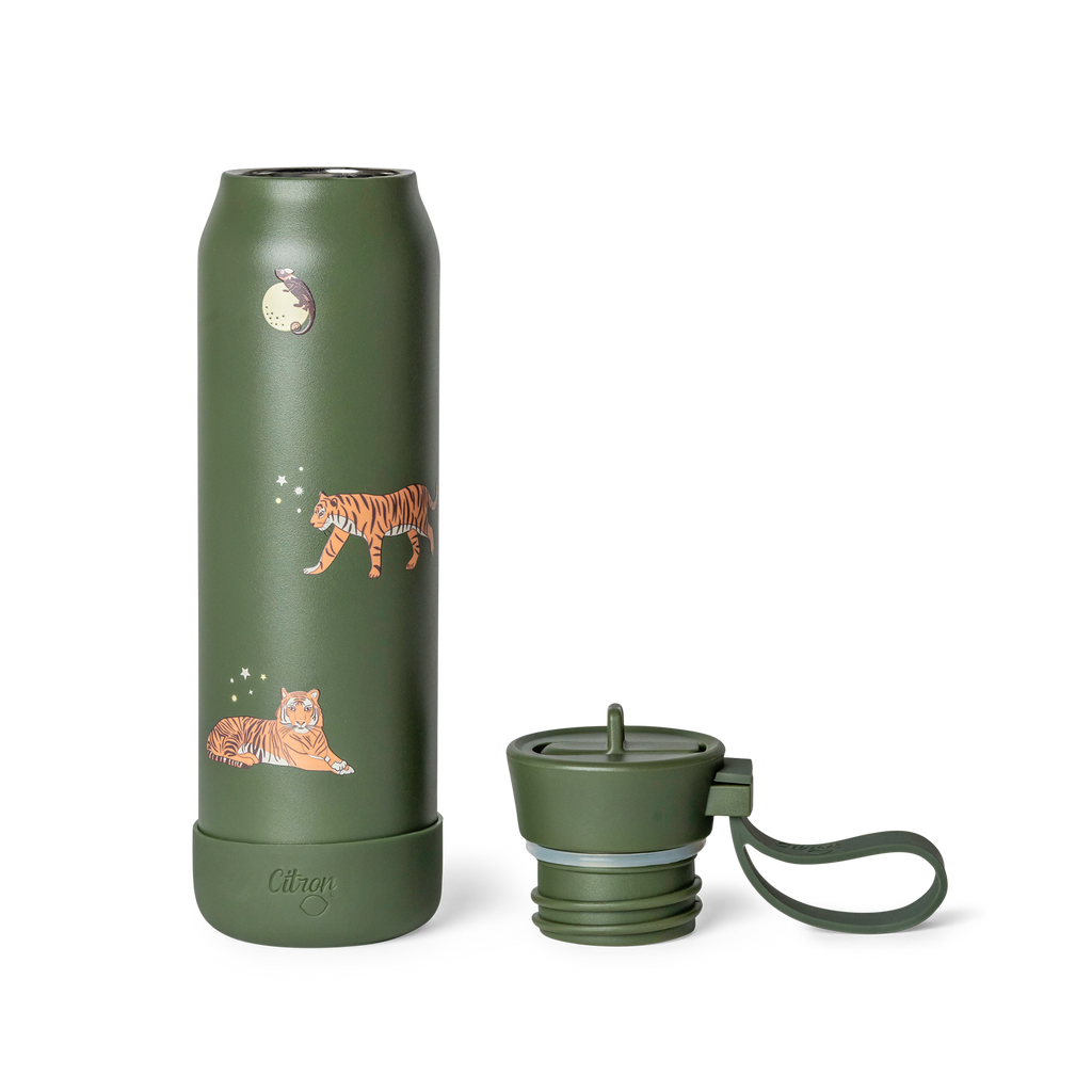 Citron Tiger Kids Water Bottle 350ml
