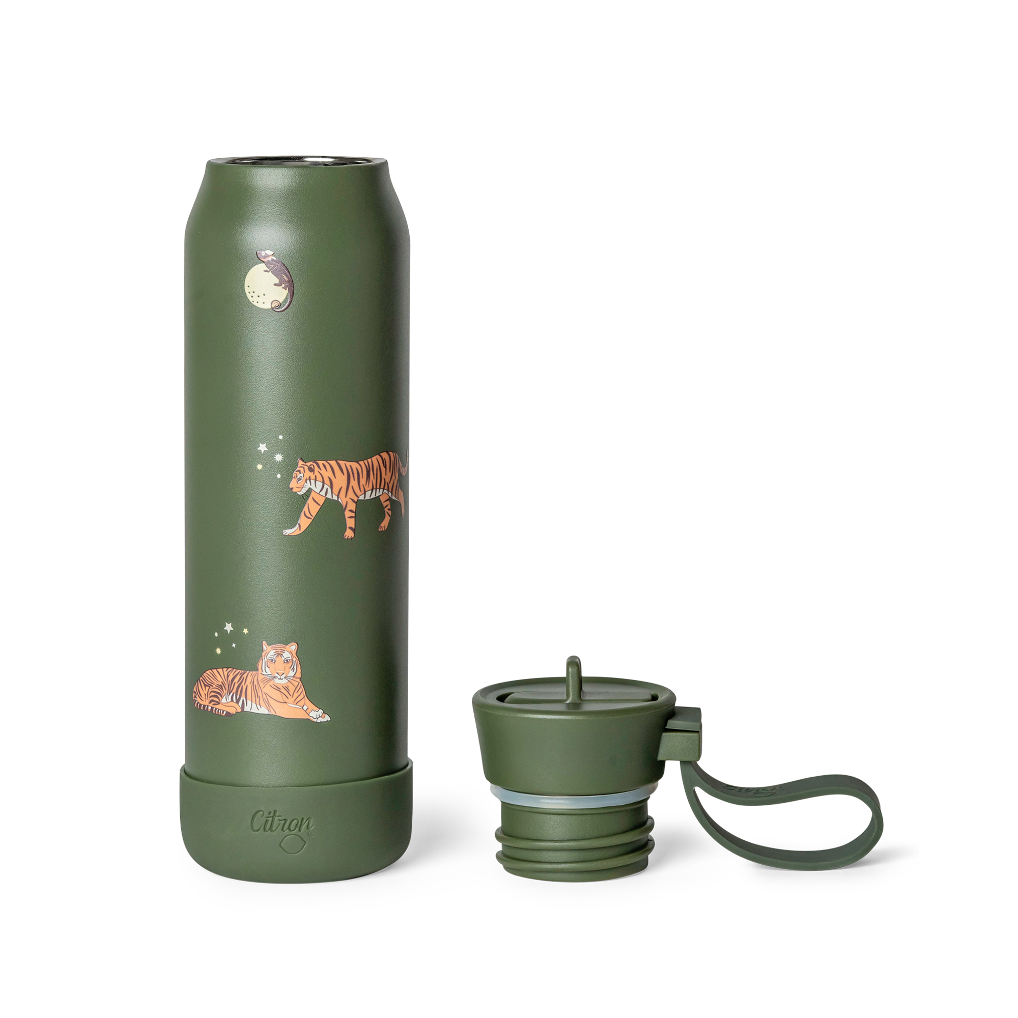 Citron Tiger Kids Water Bottle 350ml