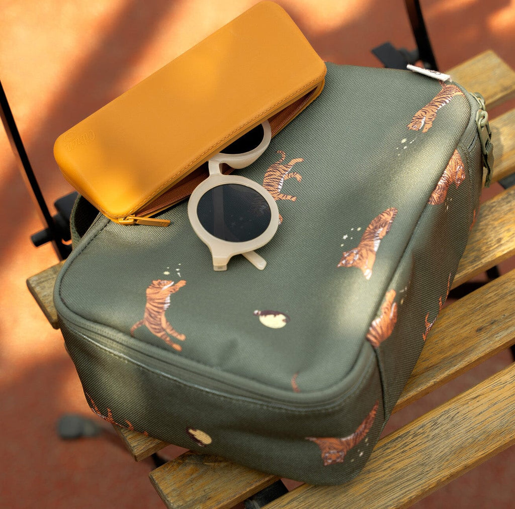 Citron Tiger Insulated Square Lunch Bag