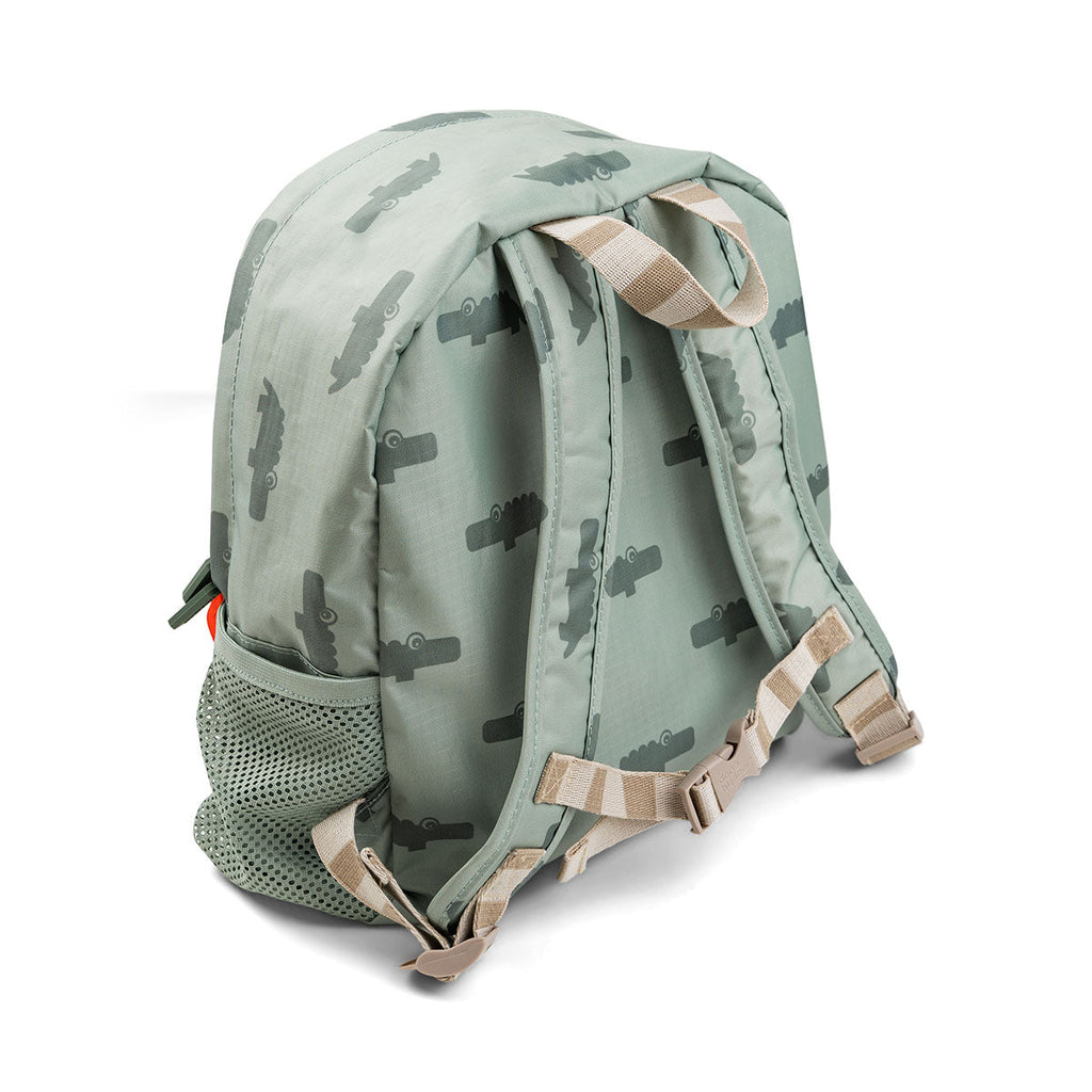 Done by Deer Croco Kids Backpack Green