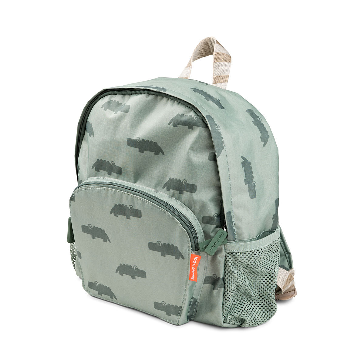 Done by Deer Croco Kids Backpack Green