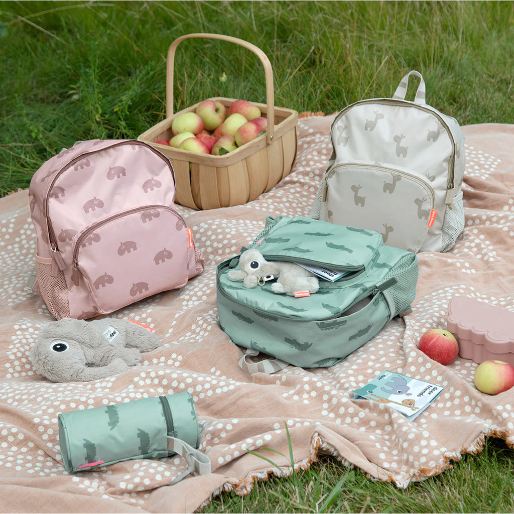 Done By Deer Ozzo Kids Backpack Powder Pink