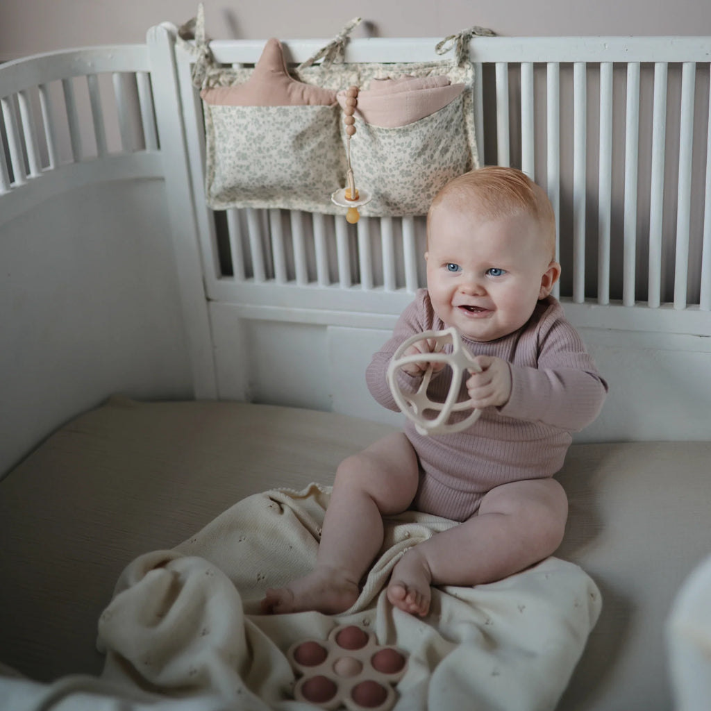 Mushie Cot Storage Pocket Tradewinds