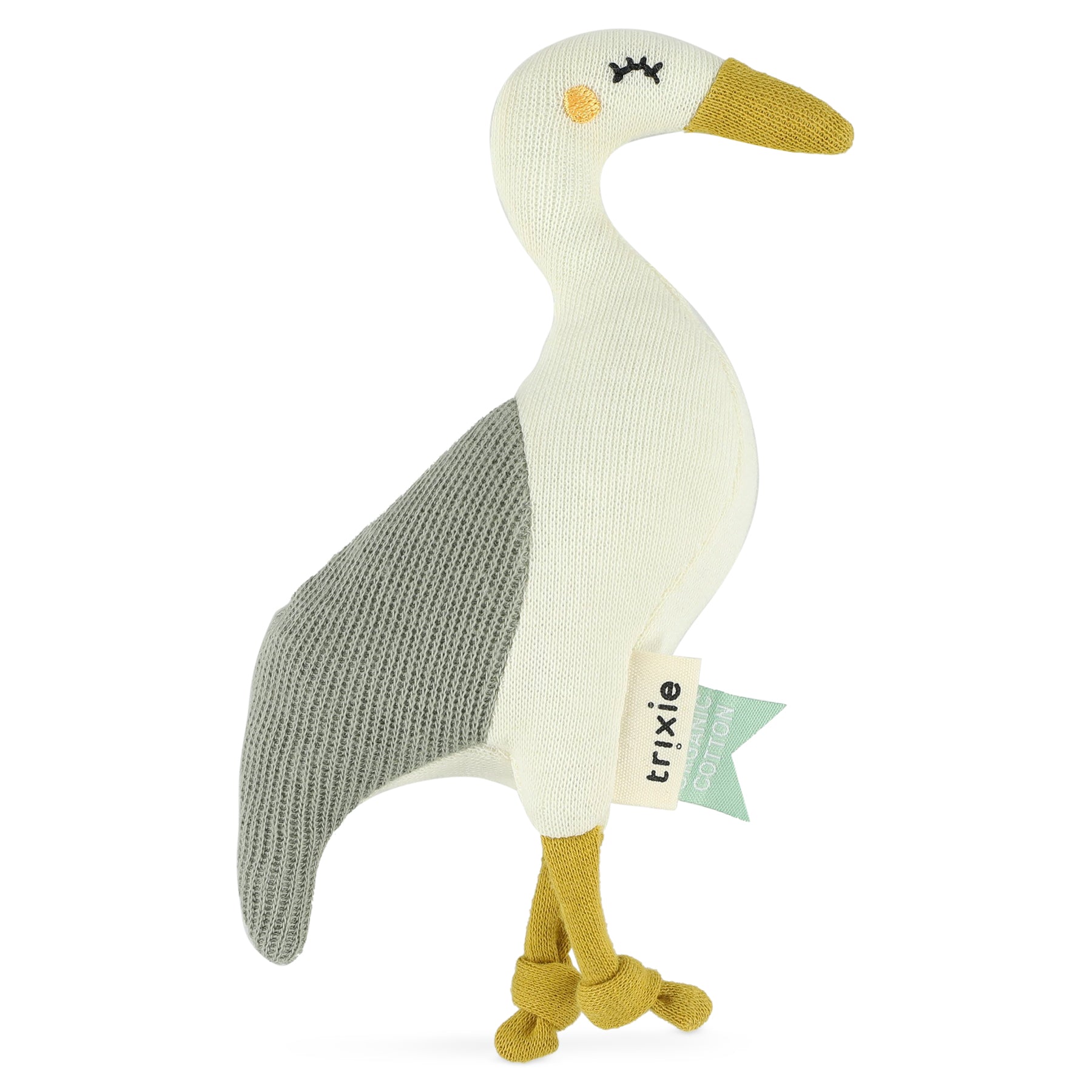 Trixie Squeaker Heron Knitted Toy