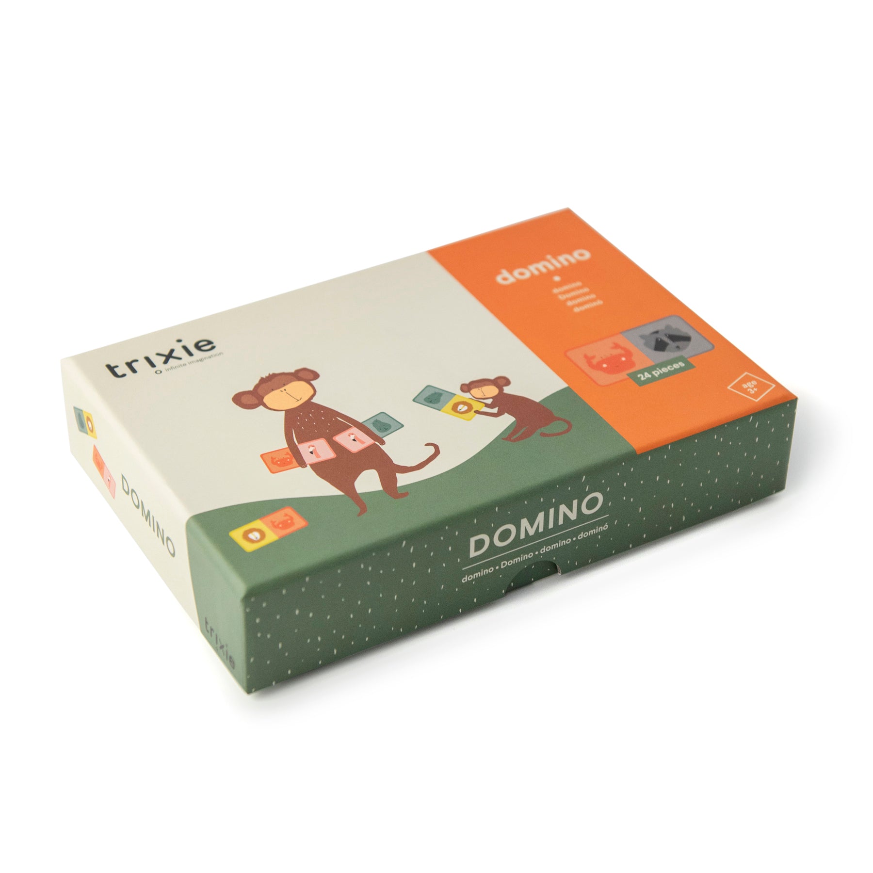 Trixie Domino Animal Heads Matching Game