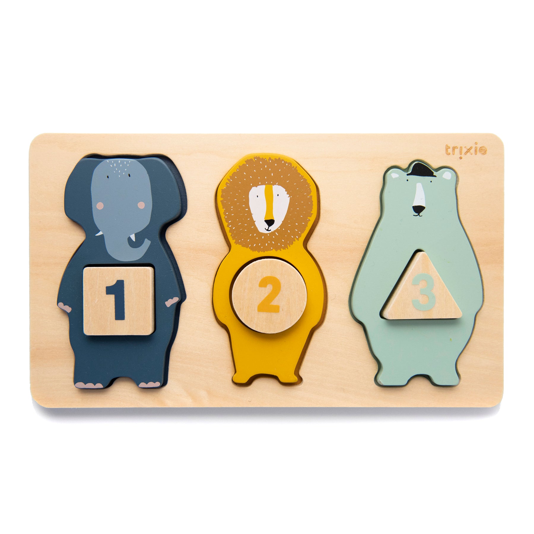 Trixie Wooden Counting Puzzle