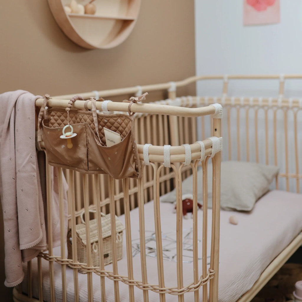 Mushie Cot Storage Pocket Tradewinds