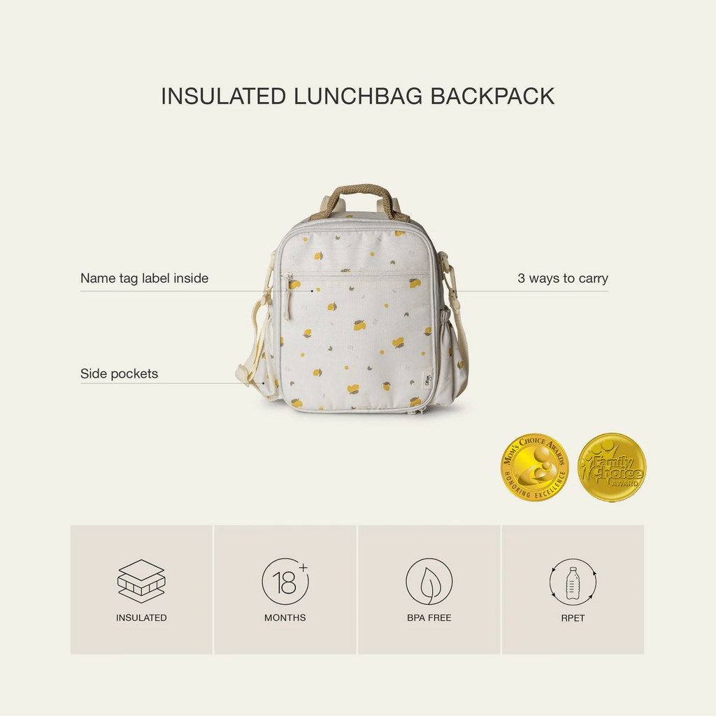 Citron Vehicles Thermal Lunch Bag Backpack