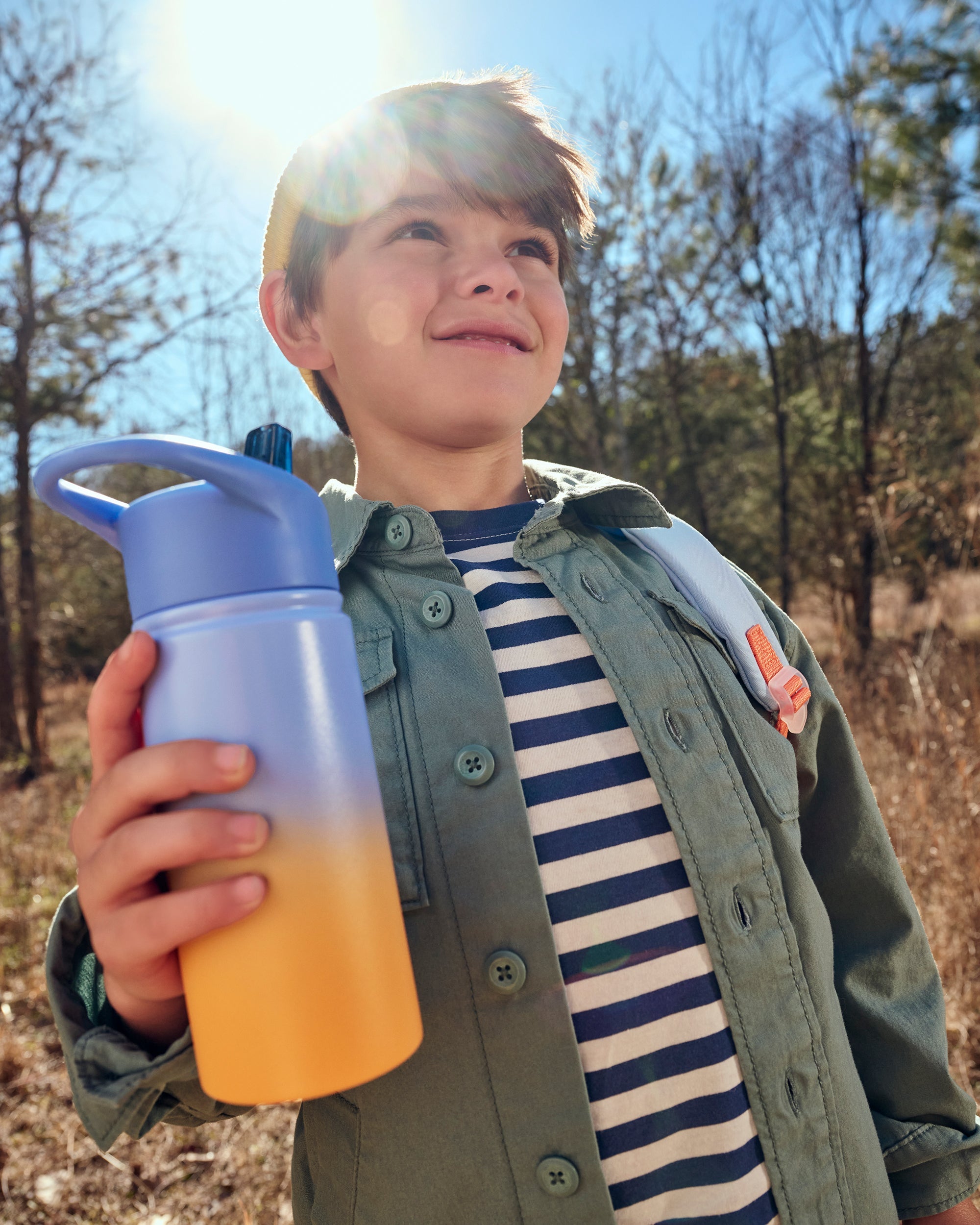 Wander Stainless Steel Water Bottle Ombre Blue