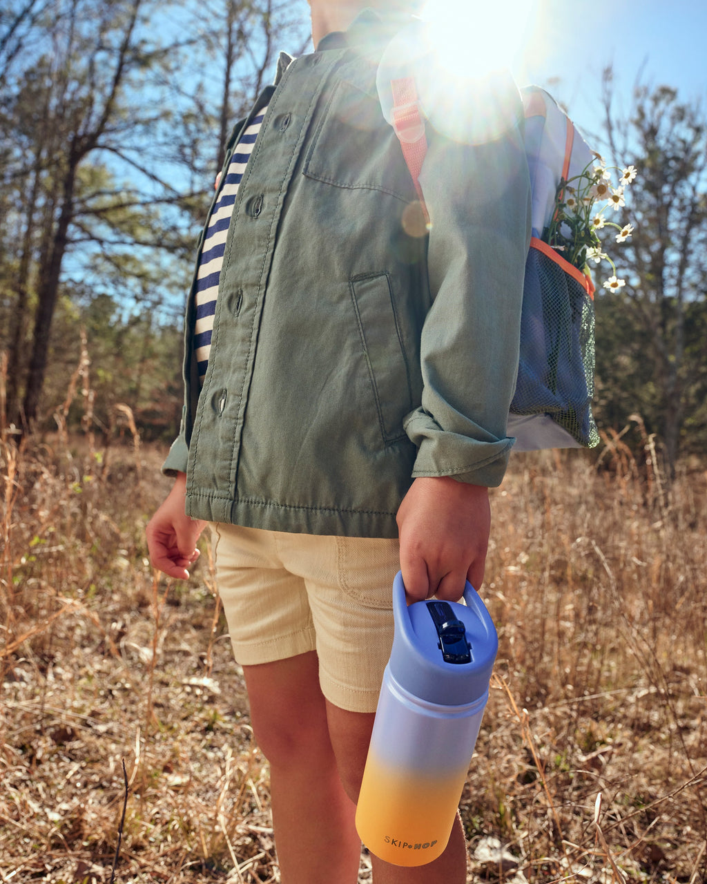 Wander Stainless Steel Water Bottle Ombre Blue