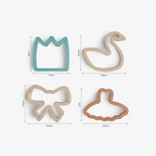 Citron Ballerina Sandwich Cutters Set of 4