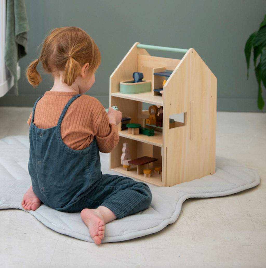 Trixie Wooden Play House with Accessories