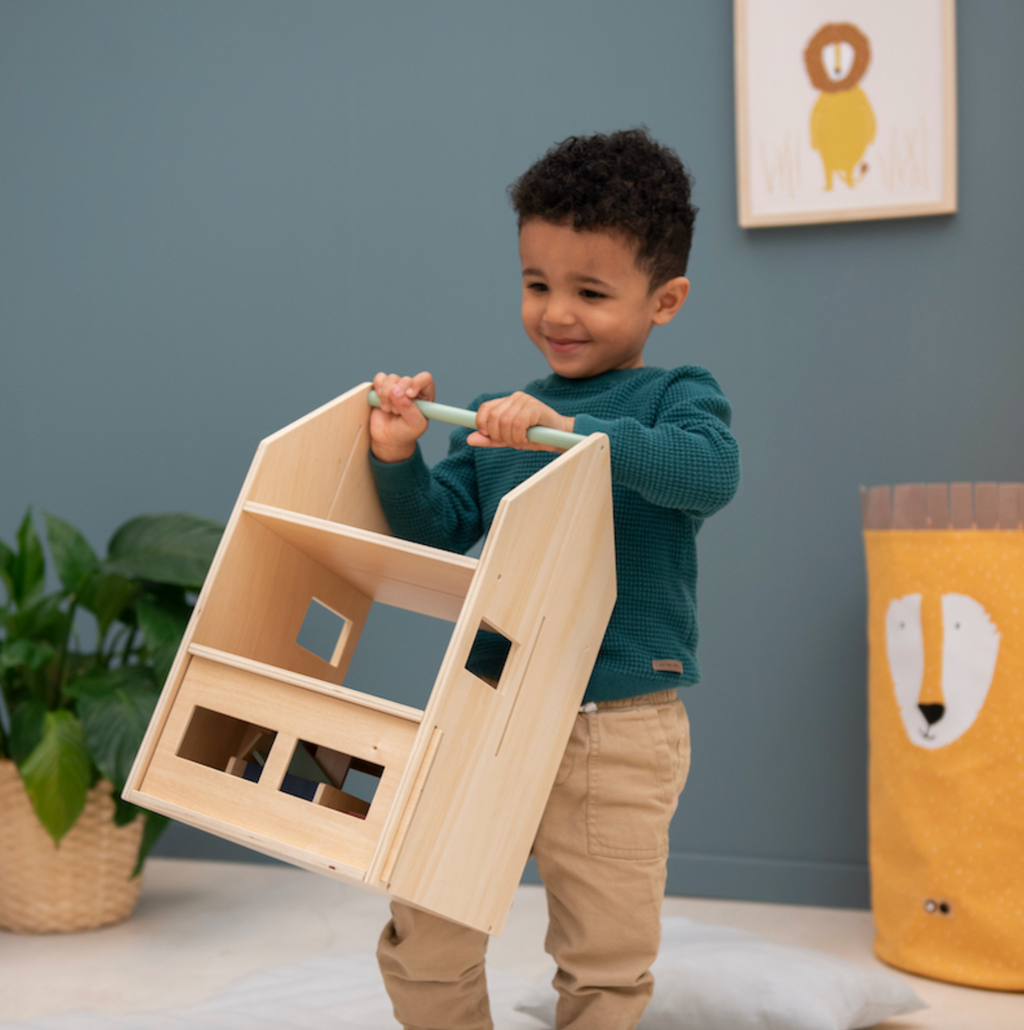 Trixie Wooden Play House with Accessories