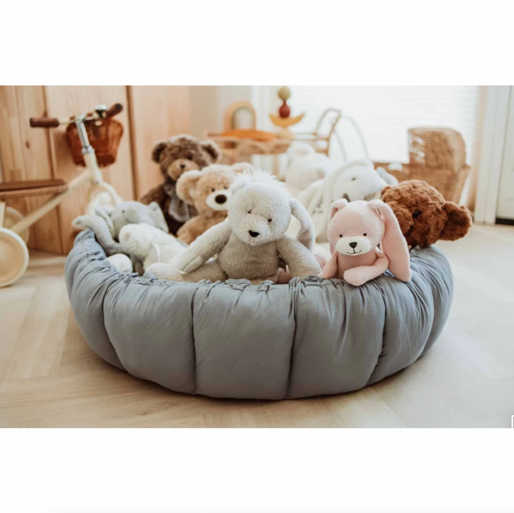 Play & Go Bloom Organic Babymat Dusty Blue