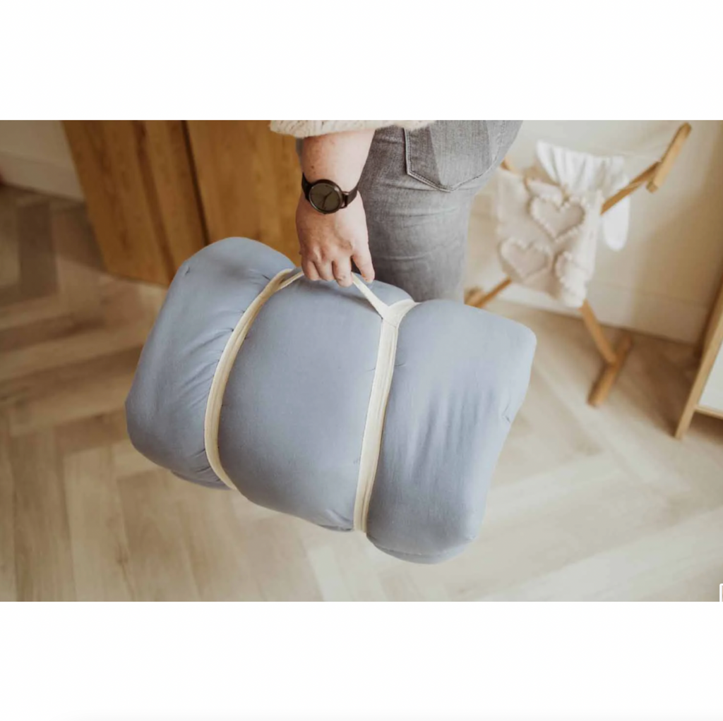 Play & Go Bloom Organic Babymat Dusty Blue