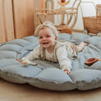 Play & Go Bloom Organic Babymat Dusty Blue