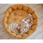 Play & Go Bloom Organic Babymat Dusty Blue