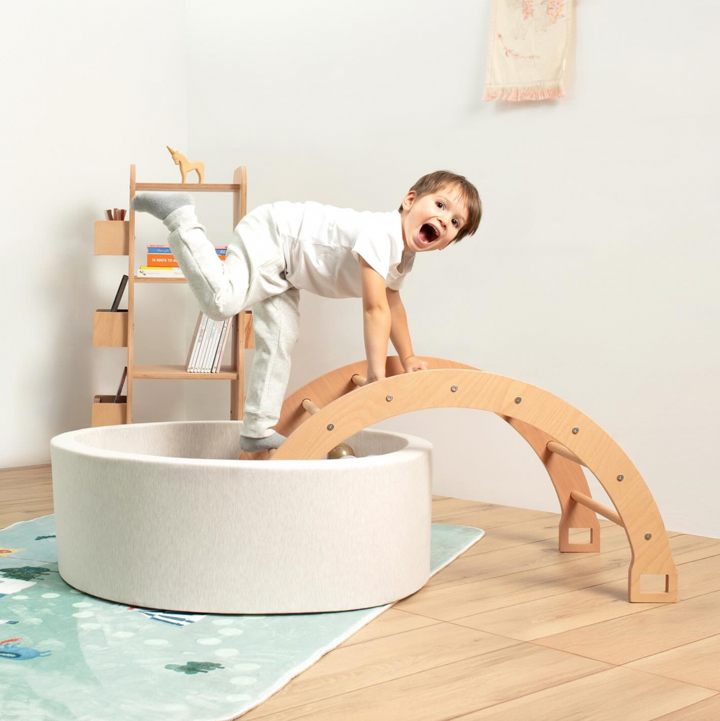 LP Climbing Arch with Blue Pillow