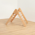 Larisa & Pumpkin Wooden Pikler Climbing Triangle