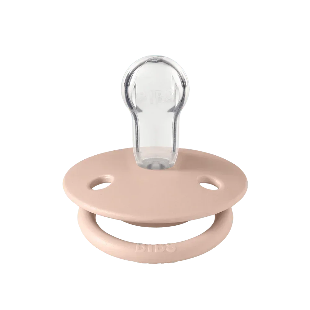 BIBS De Lux Pacifiers 2 Pack Ivory/Blush