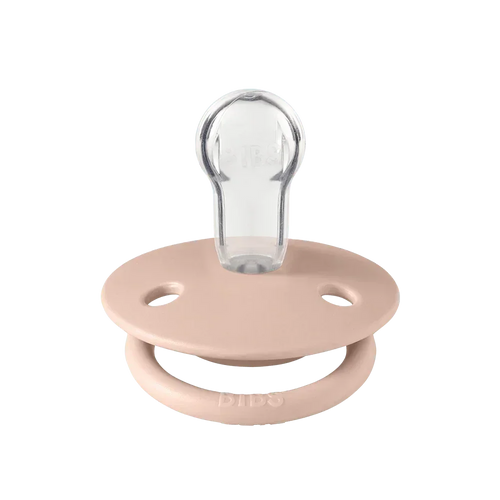 BIBS De Lux Pacifiers 2 Pack Ivory/Blush
