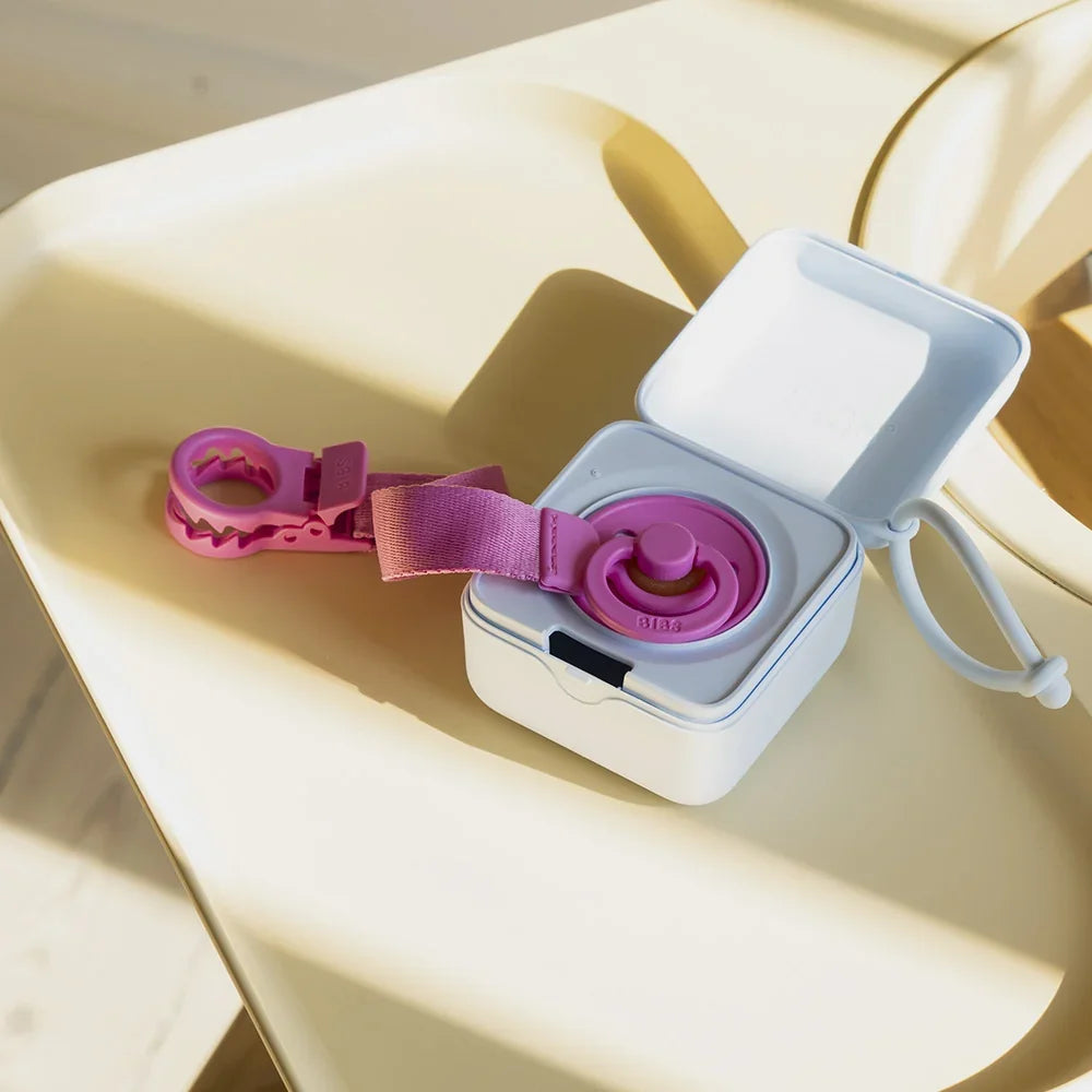 BIBS Pacifier Box Baby Blue