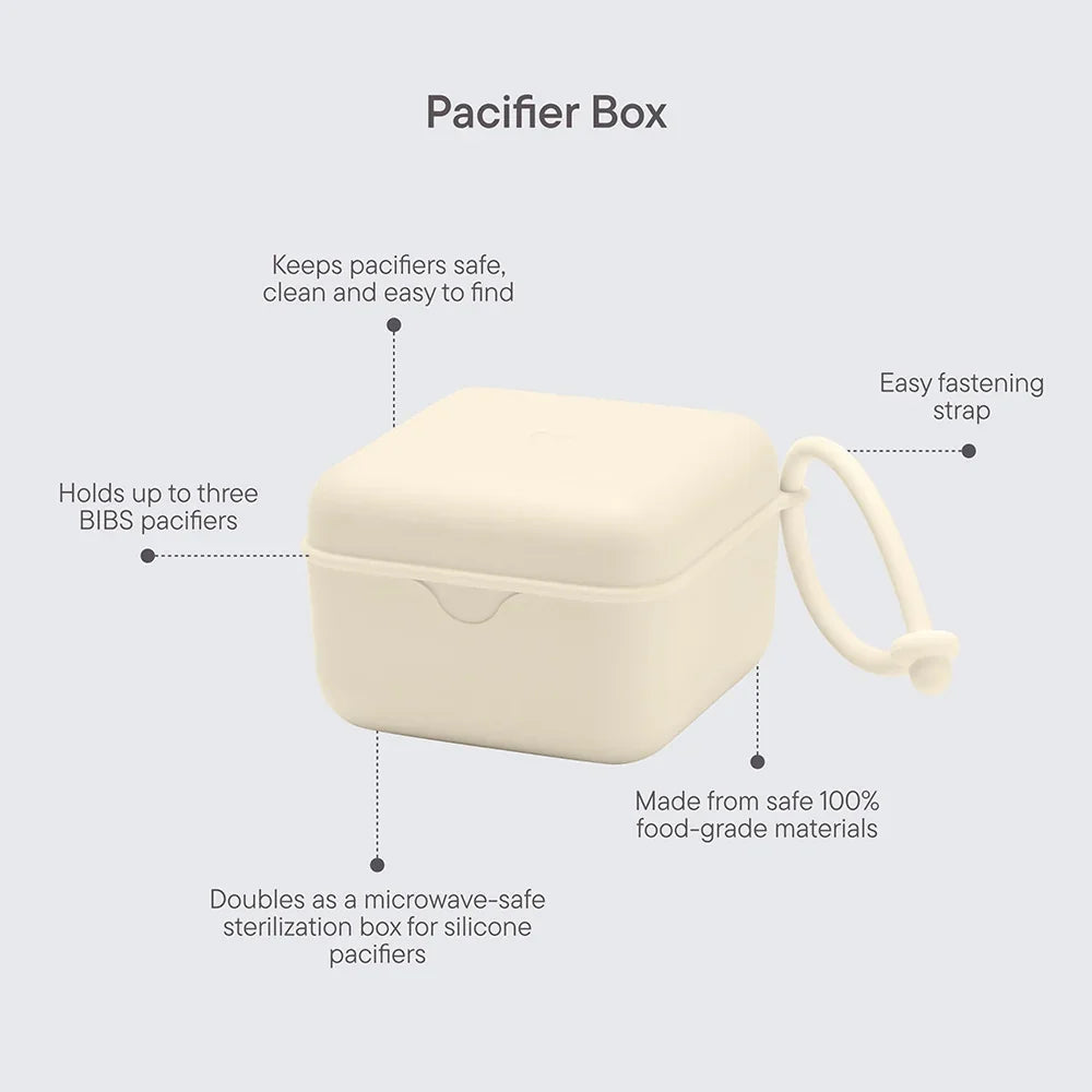 BIBS Pacifier Box Baby Blue