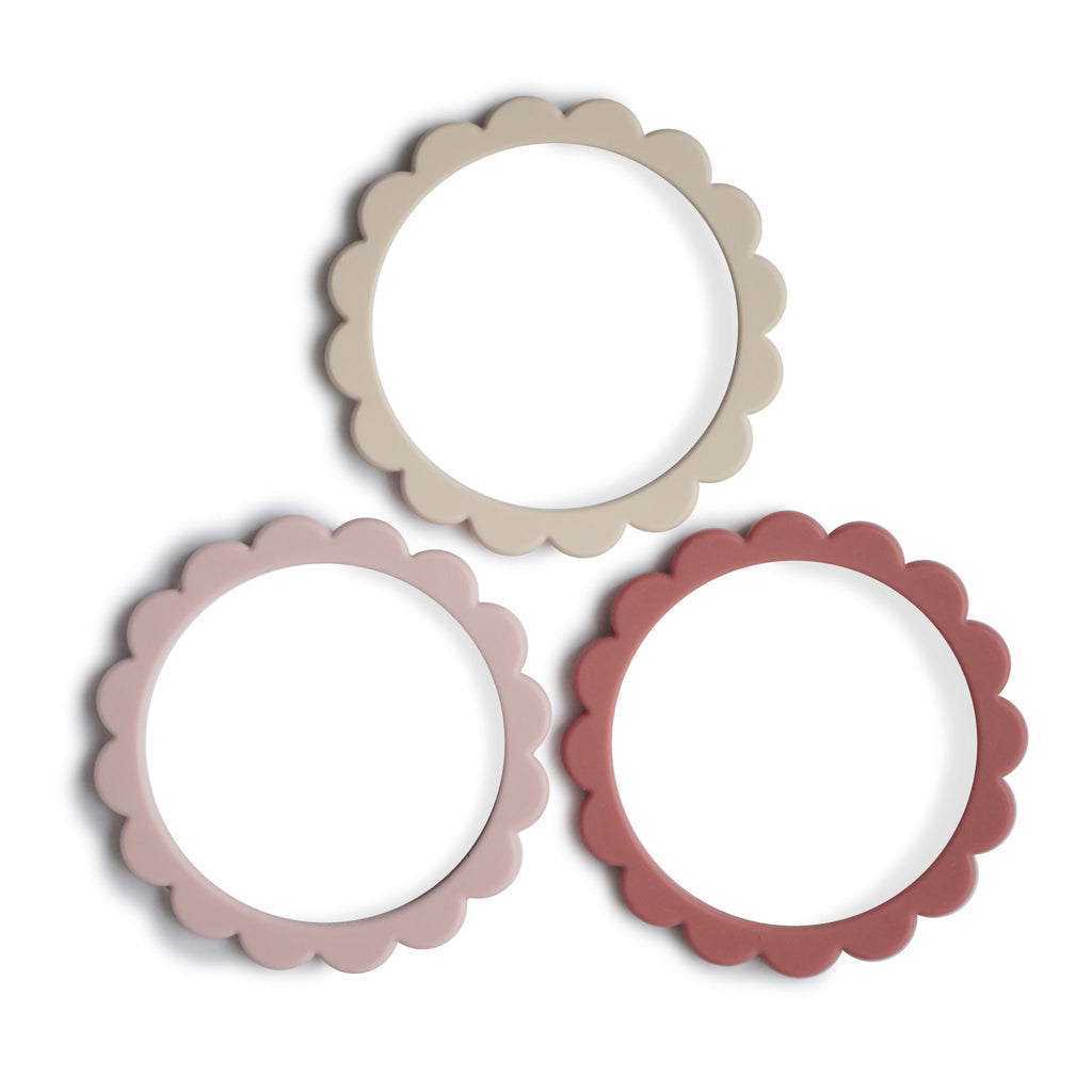 Mushie Teether Bracelet Flower