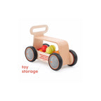 DriveMe Wood Ambulance Baby Walker Ride-On