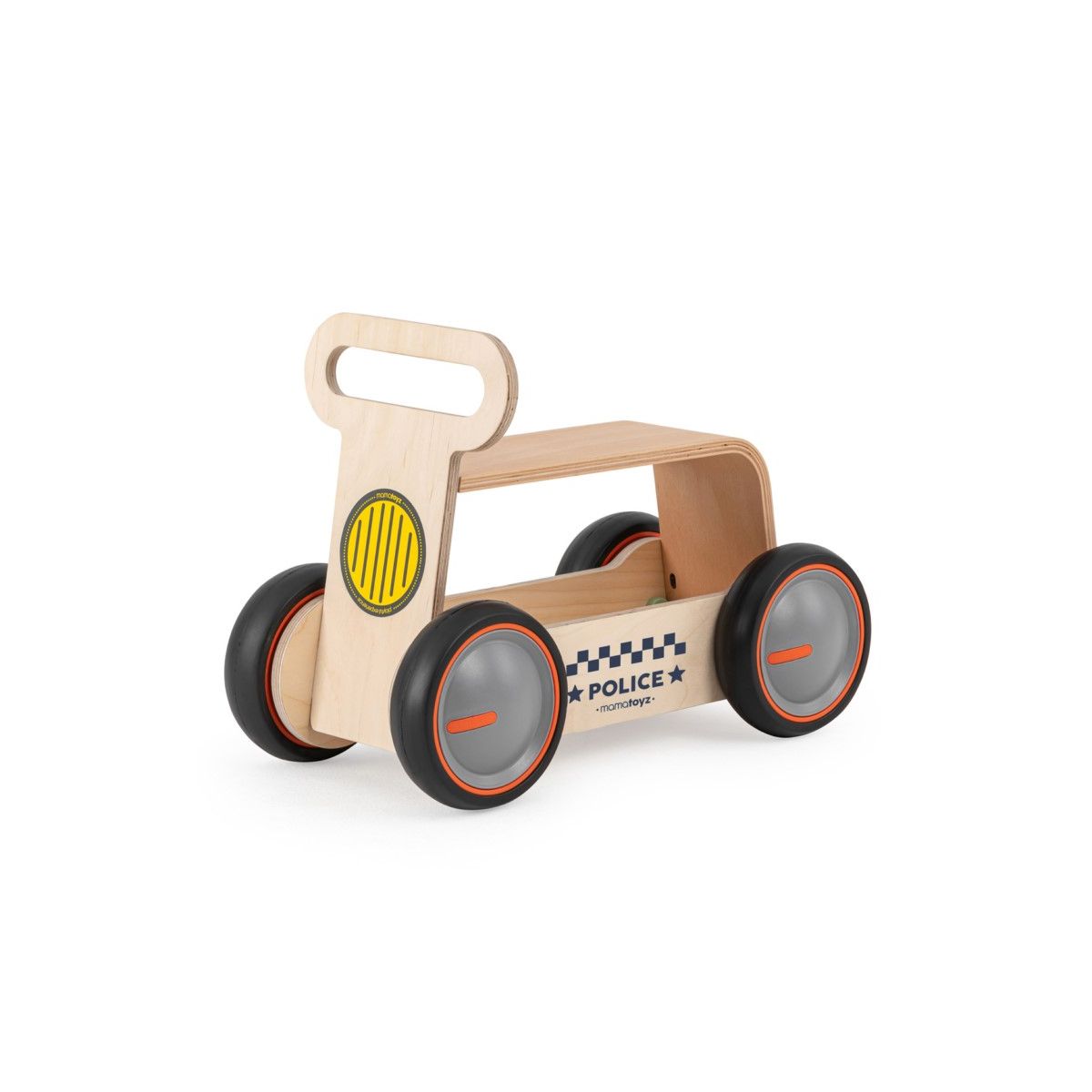 MamaToyz DriveMe Wood Baby Walker & Ride-On