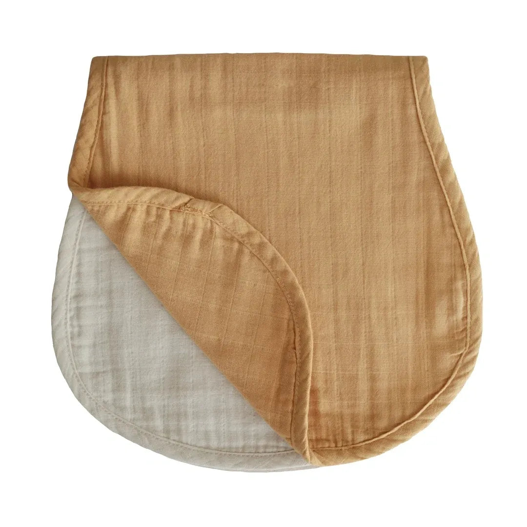 Mushie Organic Cotton Muslin Burp Cloth 2 Pack