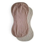 Mushie Organic Cotton Muslin Burp Cloth 2 Pack