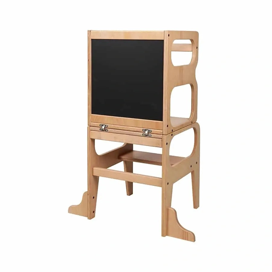 3 in 1 Convertible Learning Tower Natural Beech Wood