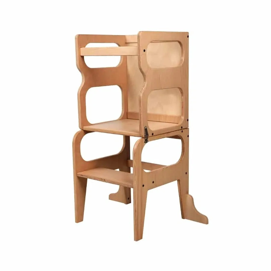 3 in 1 Convertible Learning Tower Natural Beech Wood