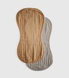 Mushie Organic Cotton Muslin Burp Cloth 2 Pack