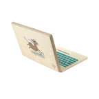 Larisa and Pumpkin Wooden Chalkboard Laptop