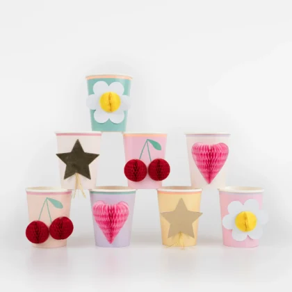 Meri Meri Happy Icons Cups (x8)